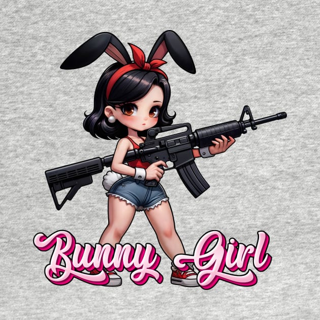 Tactical Bunny Girl by Rawlifegraphic